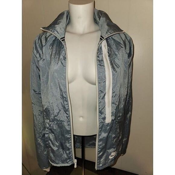 Nike Tech Aeroshield Moto Cape Windbreaker Jacket, Small - Picture 7 of 11